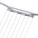 Stainless steel egg cutter egg split slicer loose flower egg multi-valve divide@