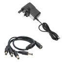US/EU/UK/AU Plug Guitar Effect Pedal Power with 4 Way Wire for Electric Guitar