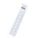 1pc 8 SMD LED PCB Short Rectangle Light Source Aluminum Plate For USB Lighting3C