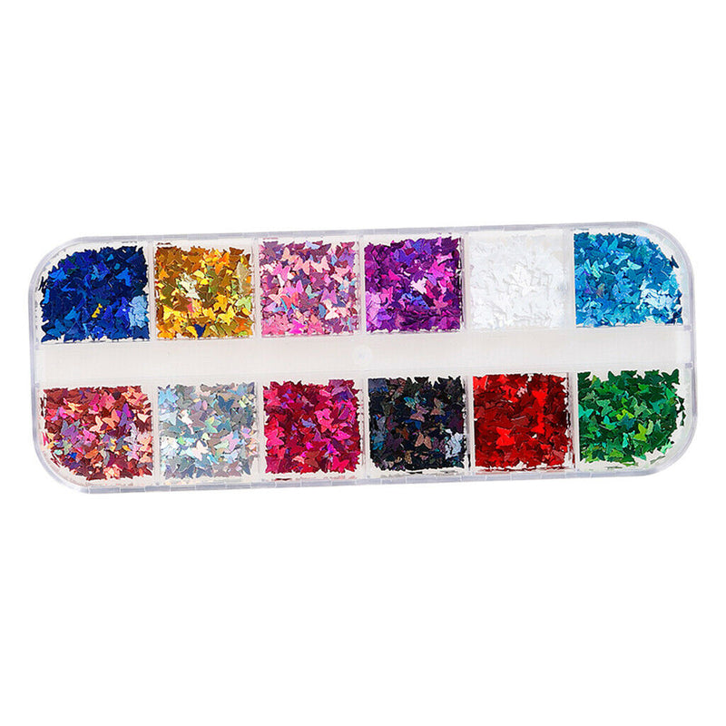 Crafts Nail Sequins Paillettes Iridescent Flakes Nails Art Supplies Decals
