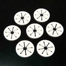 7pcs/1Set White Sock Holder Rings Sock Organizers Clip Sorter Locks Washing H0X5