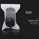 8Pcs/Set Hair Clipper Limit Comb Attachment Clipper Guide Comb Black Limit C Gn