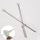 10Pcs Bottle Suction Tube Glass Straw Cleaning Brushes Fish Tank Pipe Brush ES