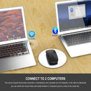 Wireless Mouse Computer Bluetooth Mouse Silent PC Mouse Rechargeable Ergono T4U1