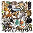 80pcs/set Rainforest Animals Stickers for Laptop Bottle Bicycle Cute StiSEAU