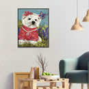 5D DIY Full Drill Diamond Painting Dog Cross Stitch Embroidery Mosaic Kit