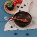 1set Natural Coconut Bowl Decoration Fruit Salad Noodle Rice BowlB Bj