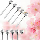 Creative Flower Coffee Spoon Tableware Tea Spoon Stainless Steel Fruit Fork P2E3