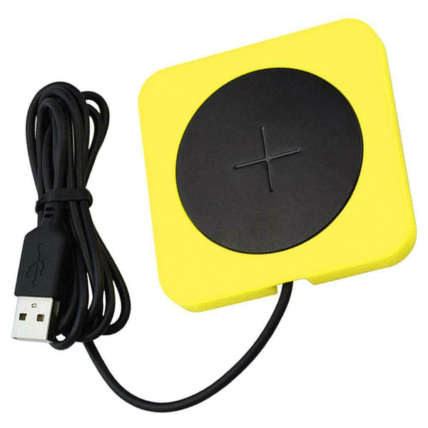 Qi Wireless Round USB Charger Adapter Phone Fast Quick Charging Pad Device #JT1