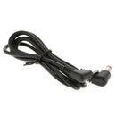 90cm 12V DC Power 5.5 *2.5mm Female to 2.5*0.7mm Male Plug Cable Right Angle