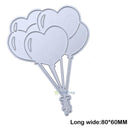 SN9F Love Heart Balloon Metal Scrapbook Craft Embroidery Cutting Die