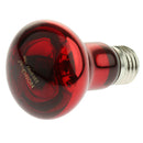 Glass Pet Heating Infrared Lamp Winter Heat Emitter Lamp Bulb E27 Red 75W