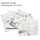 Nail Polish Remover Soak Off Gel Nail Polish Remover Foil Wraps 200Pcs with