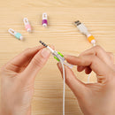 4 Pcs Data Line Protection Anti Breaking Protective Sleeve For Earphone LineJ&M