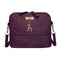 Women Fashion Crossbody Bag PU Plaid Deer Pendant Shoulder Bag(Purple)