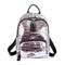 Glitter Backpack Women Sequin Travel Shoulder Bags Girls School Bags (Pink)