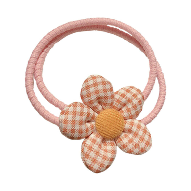 Flower Elastic Hair Bands Child Ponytail Holder Headband Hair Accessories A