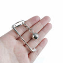 2018 Unique Golf Ball Stainless Steel Metal Keychain Key Chain Ring Gifts  3C
