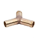 5 Pcs Brass Y-Shape 3 Ways Hose Barb Fitting Adapter Coupling for 10mm Tube O2X1