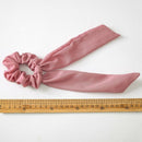 Fashion Chiffon Ribbon Girl Hair Ponytail Elasticity Solid Color Headwear A