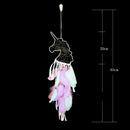 Creative Feathers Animal Dream Catcher Wall Pendant Baby Shower Party Gifts