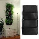 4 Pocket Outdoor Wall Vertical Planter Flower Herb Hanging Garden Planti YYK