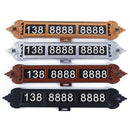 Parking Number Plate Hidden Flip Moving Car License Plate Car Accessories S