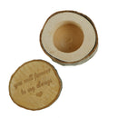 Rustic Wedding Engagement Ring Box Bearer Custom Wooden Ring Holder Case Gif Gw