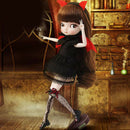 Adorable Off Shoulder Lace Dress Cape Stocking Suits Halloween Party Outfit For