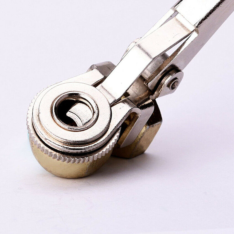 2 Pieces Brass 1/4in Female Thread Car Air Chuck Clip-on Hose Tools Fittings