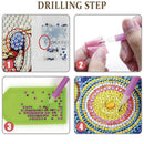 Christmas Tree DIY Special Shaped Drill Diamond Painting LED Mosaic Lights