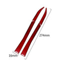 Carbon Fiber Car Door Mirror Trim Cover Anti Rub Strips for Ford Mustang 15-19