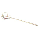 15" Length Hexagon Shaft Plaster Paint Mixer Mixing Paddle Whisk Stirer