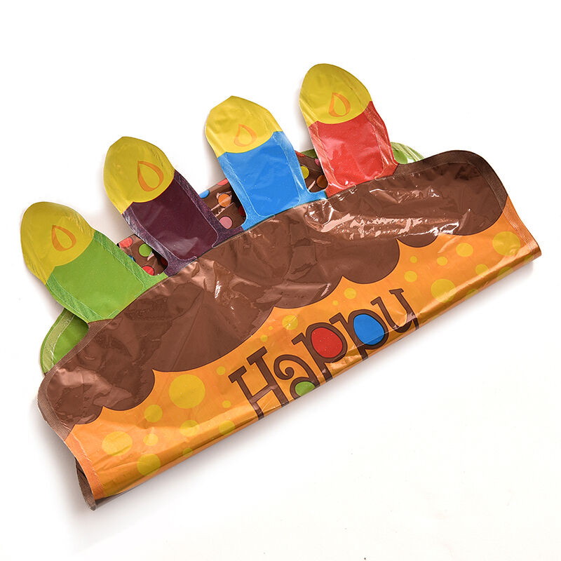 1 X Party Foil Balloons Happy Birthday Chocolate Cake Balloon for Kids ME
