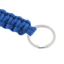 Outdoor Survival Kit Paracord Key Chain Rope Parachute string Lanyard Blue