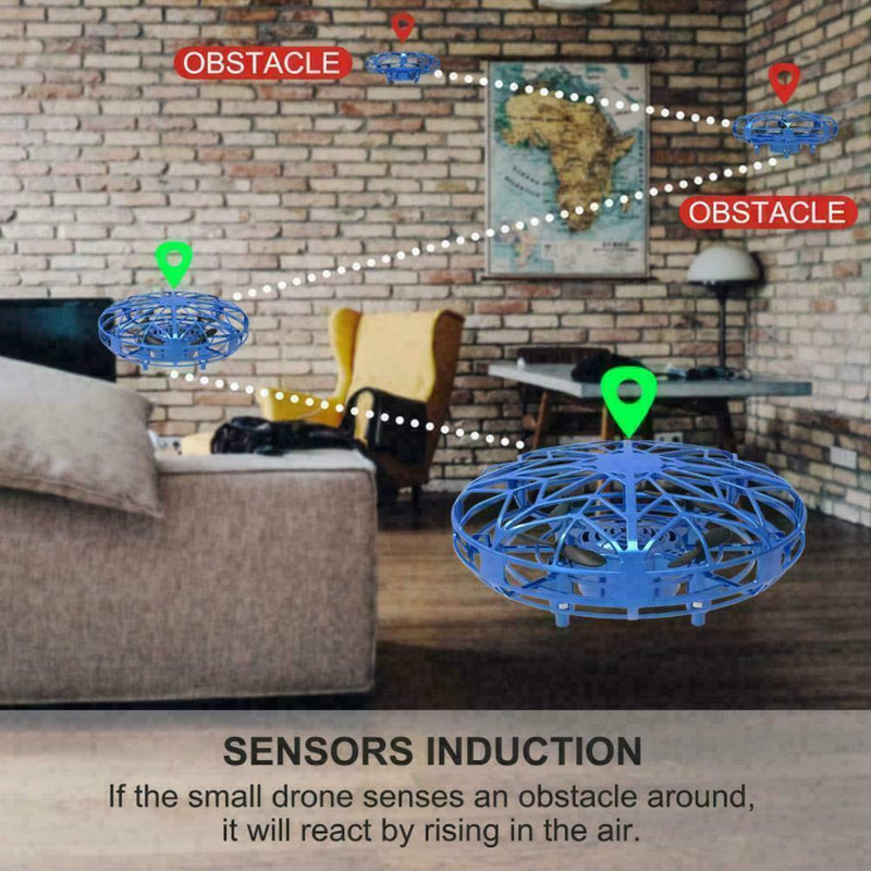 Mini Drones 360Â° Rotating Smart Mini UFO Drone For Kids Toys Favor Xmas Fly R1E9