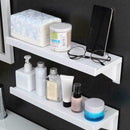 Home Bathroom Shelf Suction Cup Rack Organizer Wall Display Storage New She G3B4