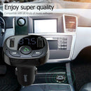 Dual USB 3.4A Car Charger Phone Fast Charge 2 Port Bluetooth Handsfree Digital