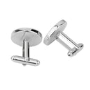 Fashion Mens Groom Suit Shirt Cufflinks Round Button
