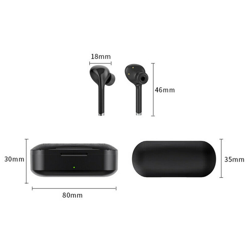 Wireless Earbuds, In-ear Touch Control Sports Stereo Bluetooth Headphones