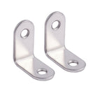 10Pcs Screw Mounted Furniture 90 Degree Angle Corner Bracket 30x30mm