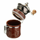 Retro Stainless Steel Ceramic Manual Coffee Bean Grinder Nut Mill Hand Grin