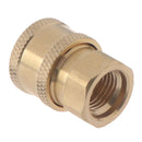 1Pc 1/4" Female NPT Brass Quick Connect Coupler Tool for Pressure Was Gw