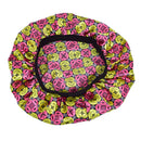 Night Sleep Cap Satin Hair Bonnet Hat Head Cover Wide Elastic Band Hair Loss  BX