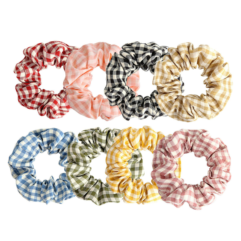 Set of 8pcs Hair Scrunchies Elastic Hair Bands Scrunchies for Hair Accessories