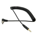 PC Male Sync to 3.5mm Plug Cable Cord with Screw Lock for Studio Flash Light Del