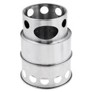 Outdoor Camping Stove Stainless Steel Backpacking Stove Wood Burning