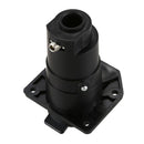 3X(Durable Trailer Plug, 12V 7 Pin Round Trailer Plug 7 Way Blade Socket Ad