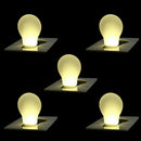 Portable Credit Card Size Wallet Purse Pocket LED Night Bulb Lamp 5 Gift Li A2O2