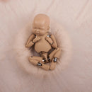 Newborn Photography Prop Baby Posing Pillow Photo Prop Pad Photoshoot Beige